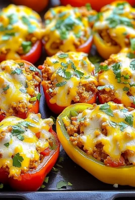 Skinny Bell Pepper Nacho Boats