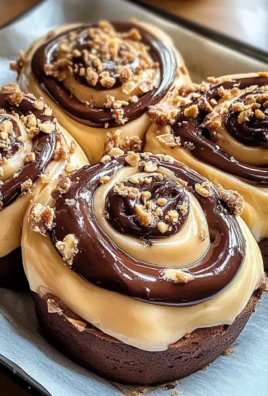 Chocolate Peanut Butter Sweet Rolls