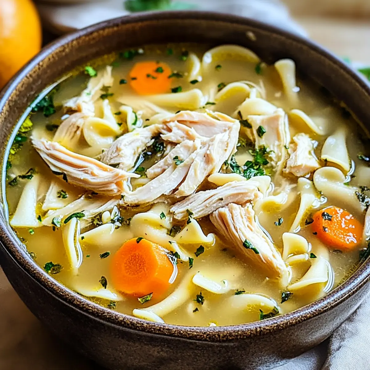 Homemade Chicken Noodle Soup Recipe