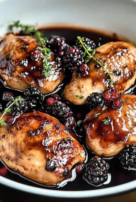 Bourbon Blackberry Chicken