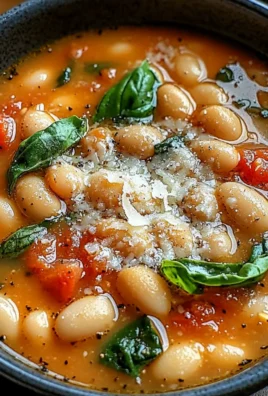 Parmesan Tomato Cannellini Bean Soup
