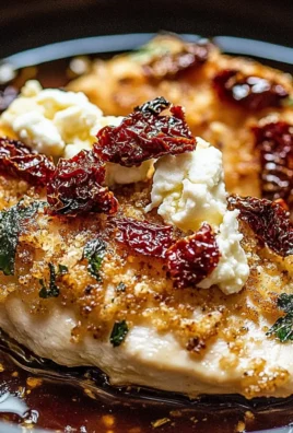 Crispy Chicken with Goat Cheese & Sun Dried Tomatoes