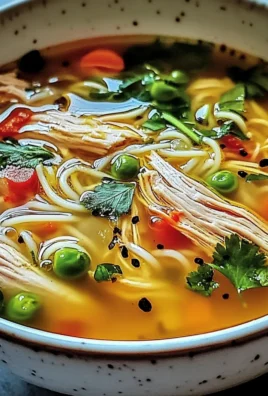 Ginger Garlic Chicken Noodle Soup