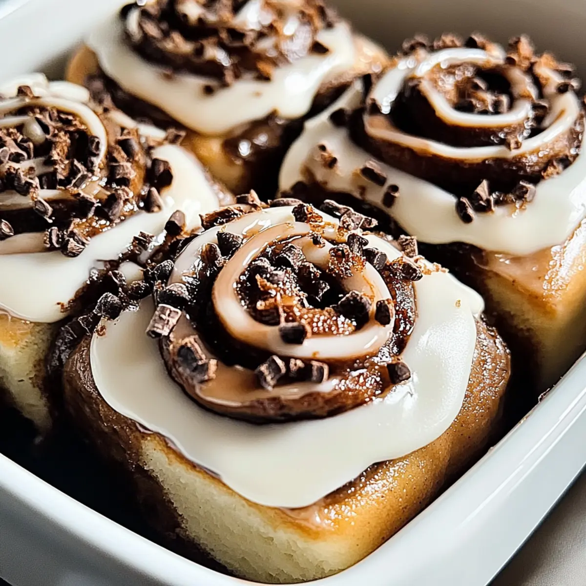 Hot Chocolate Cinnamon Rolls