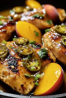 Jalapeño Peach Glazed Chicken