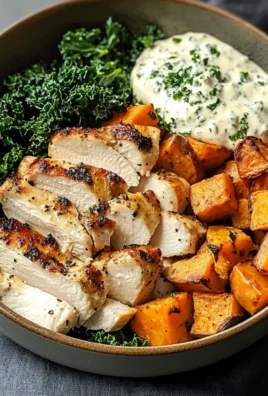 Roasted Chicken, Sweet Potato, and Kale Bowls