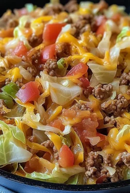 Cabbage Roll Skillet (Easy Keto Ground Beef Dinner Recipe)