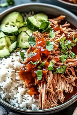 Slow Cooker Pulled Beef Bowls