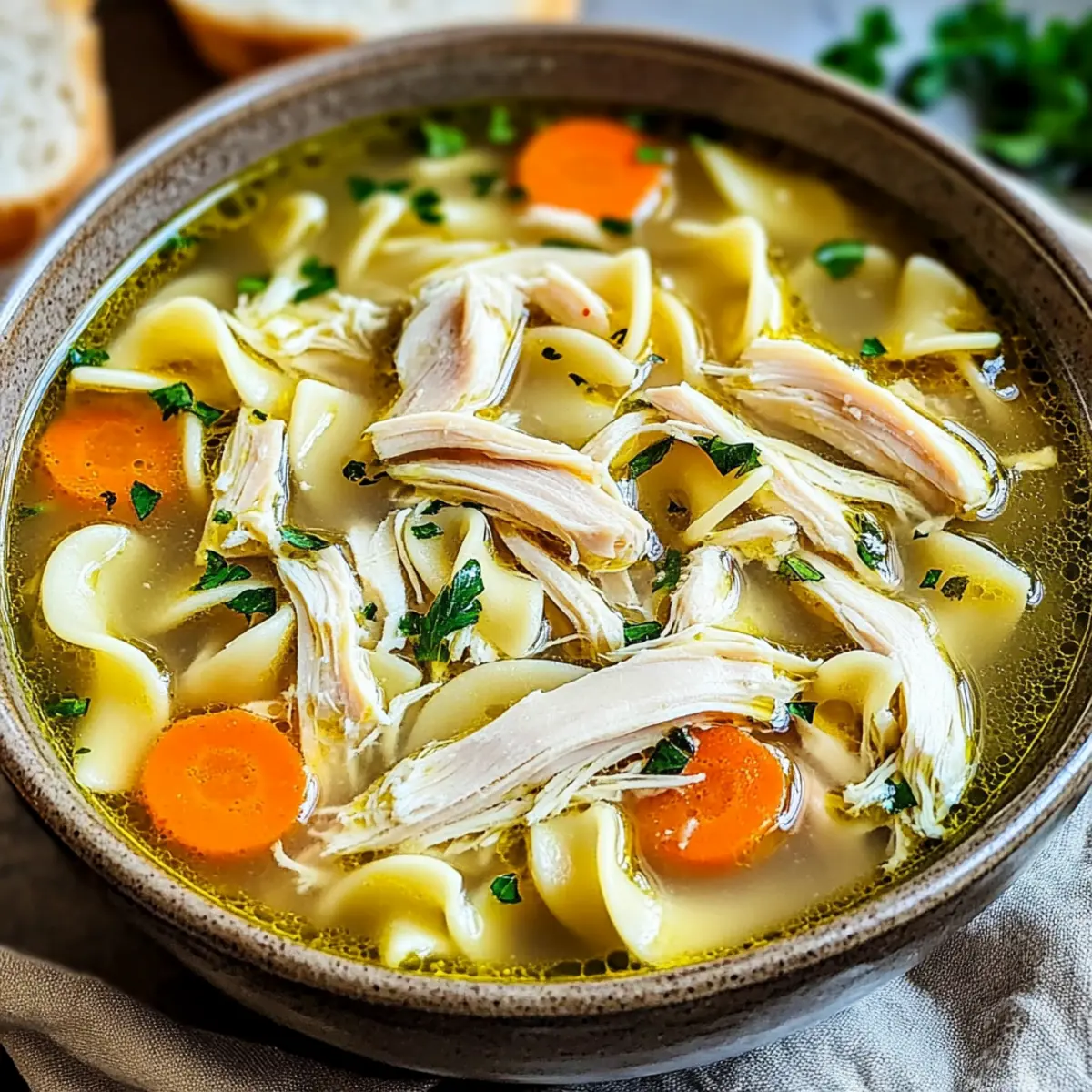 Homemade Chicken Noodle Soup Recipe