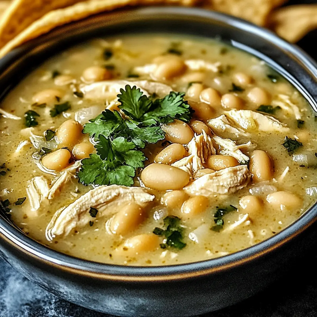 Easy Crockpot White Chicken Chili