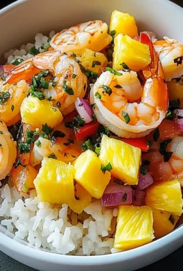 Shrimp & Rice Bowl with Pineapple Salsa