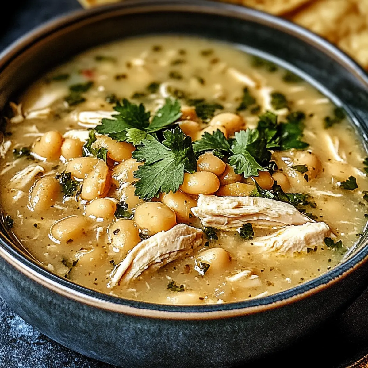 Easy Crockpot White Chicken Chili