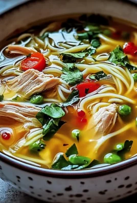 Ginger Garlic Chicken Noodle Soup