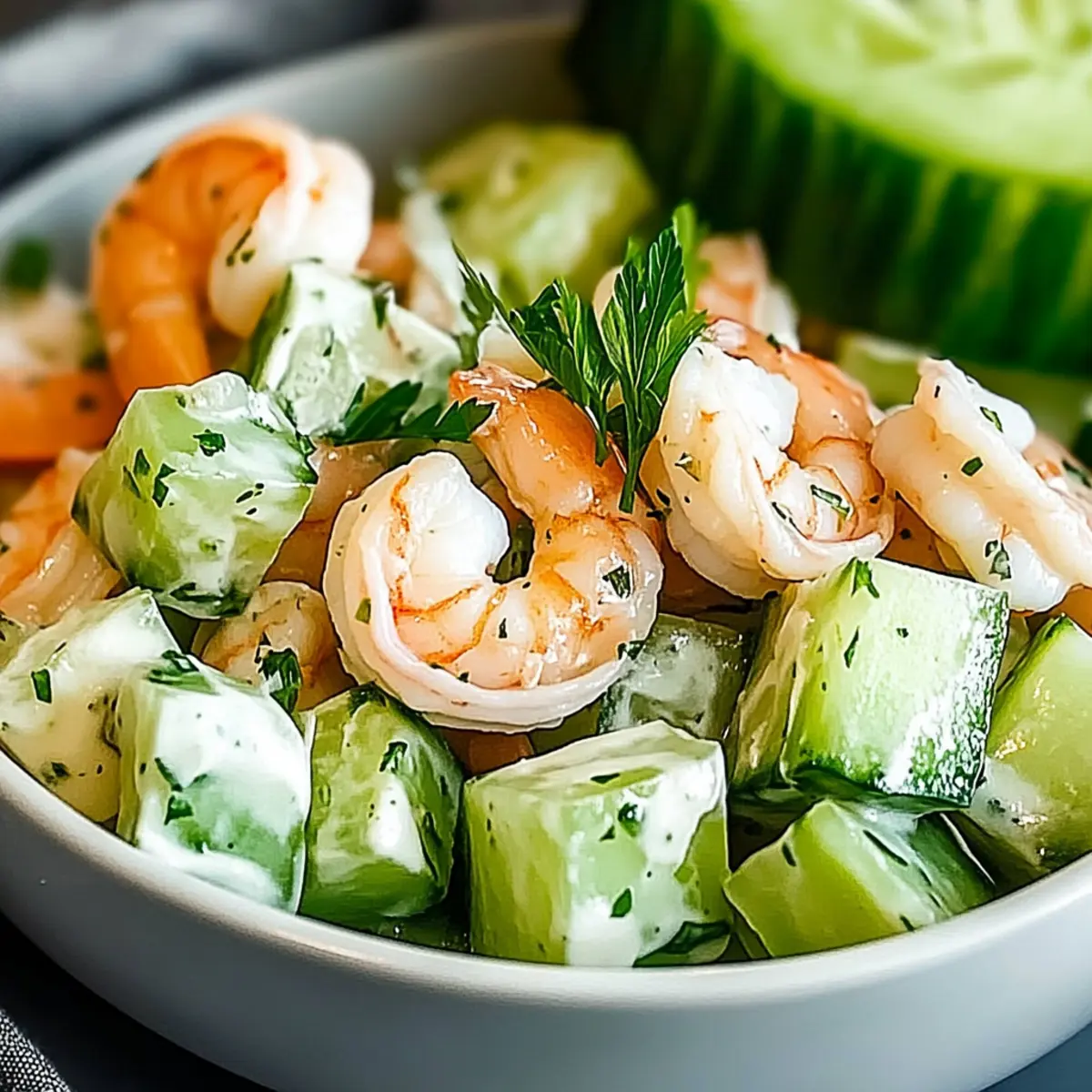 Cucumber Shrimp Salad