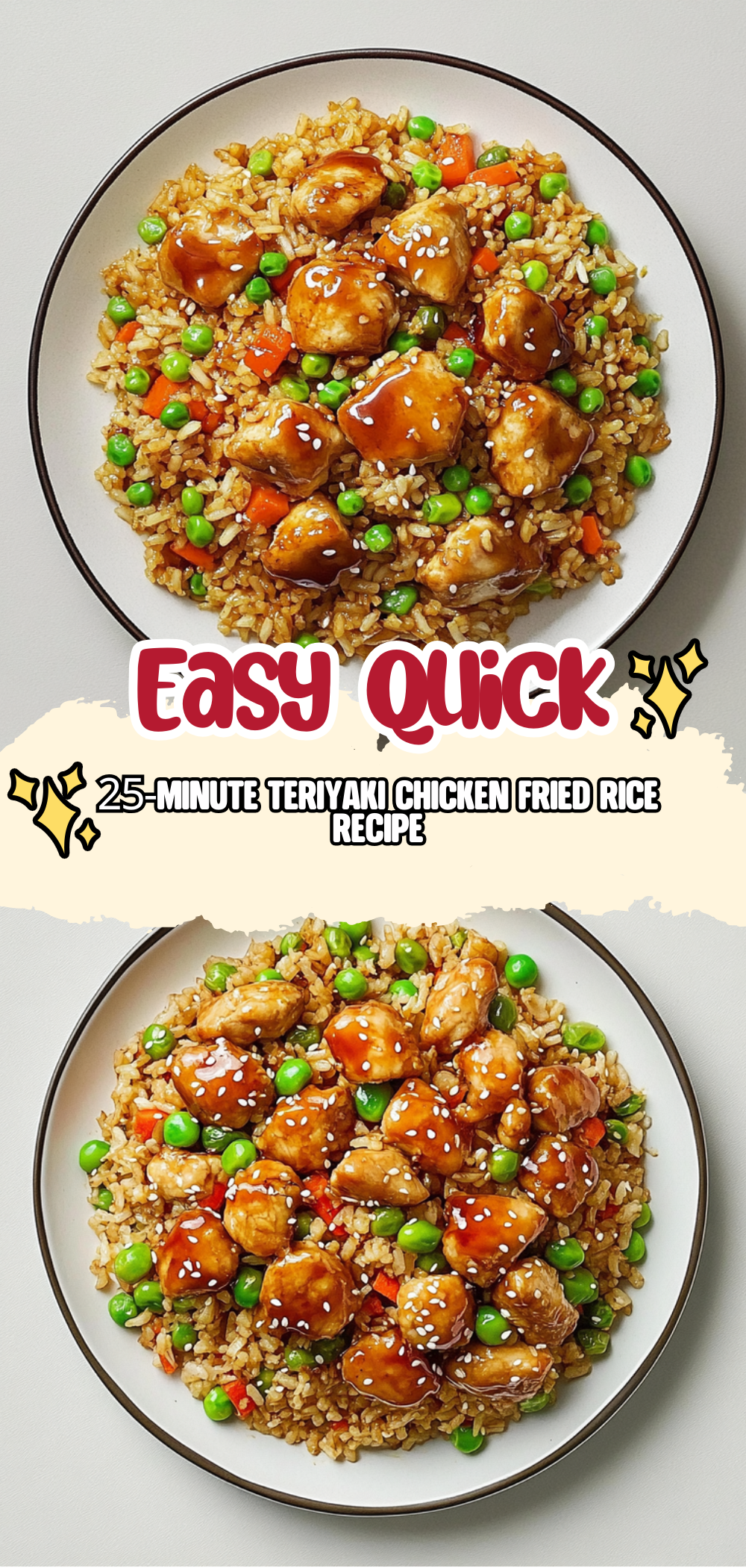 25-Minute Teriyaki Chicken Fried Rice Recipe
