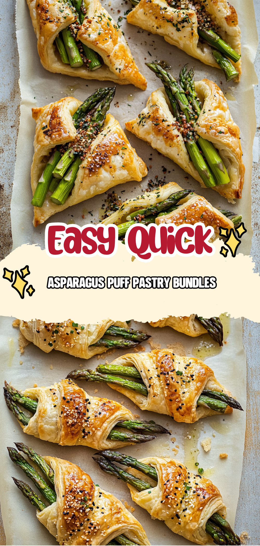 Asparagus Puff Pastry Bundles
