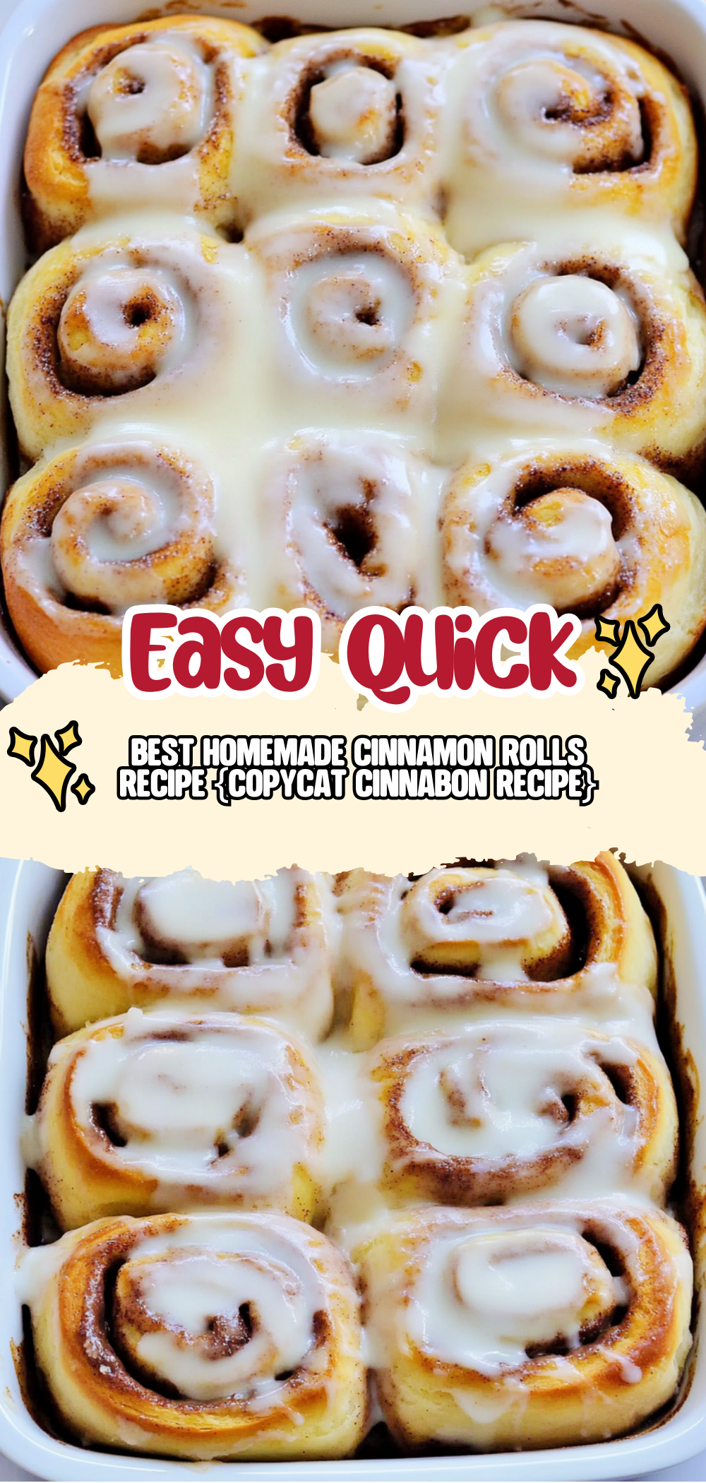 Best Homemade Cinnamon Rolls Recipe {Copycat Cinnabon Recipe}