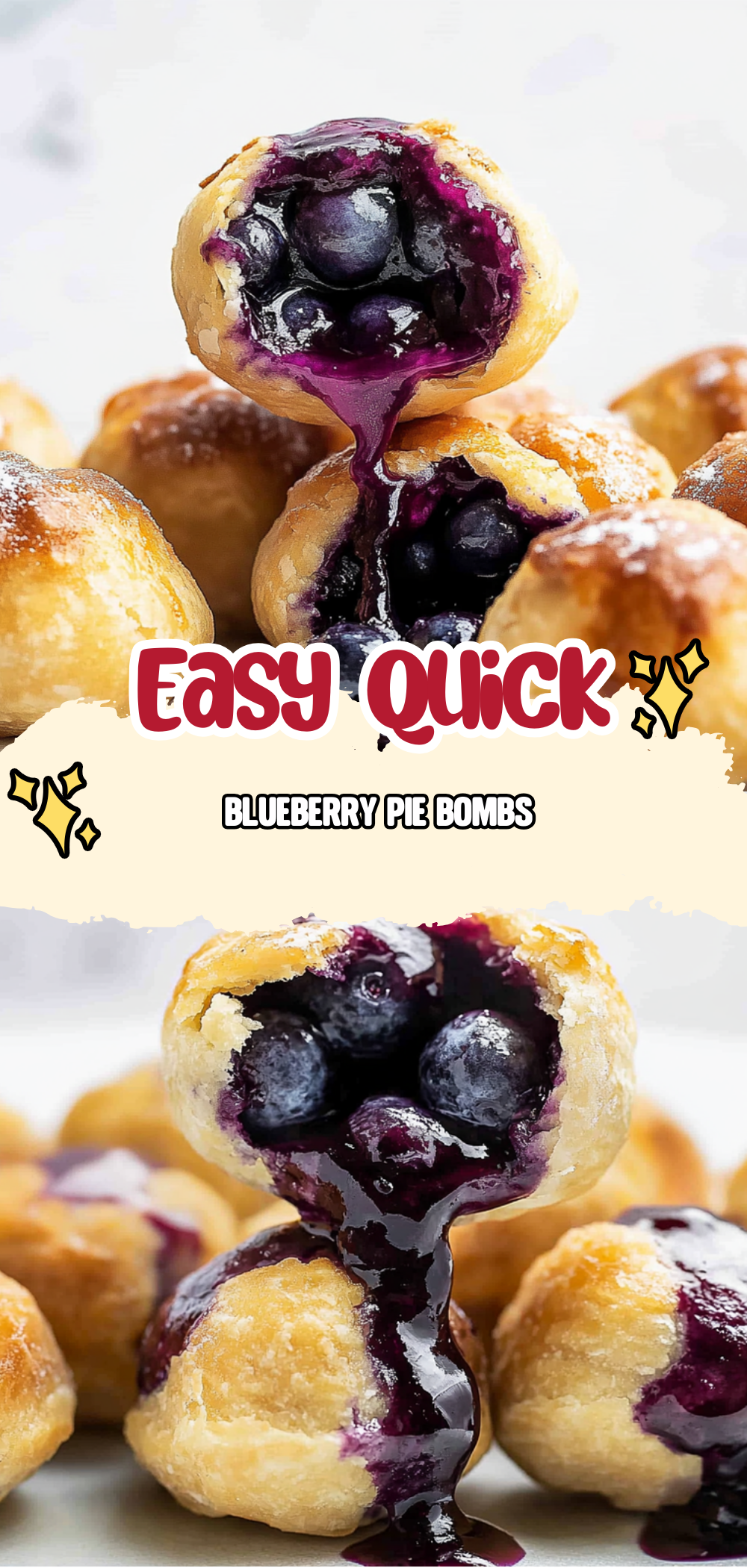 Blueberry Pie Bombs