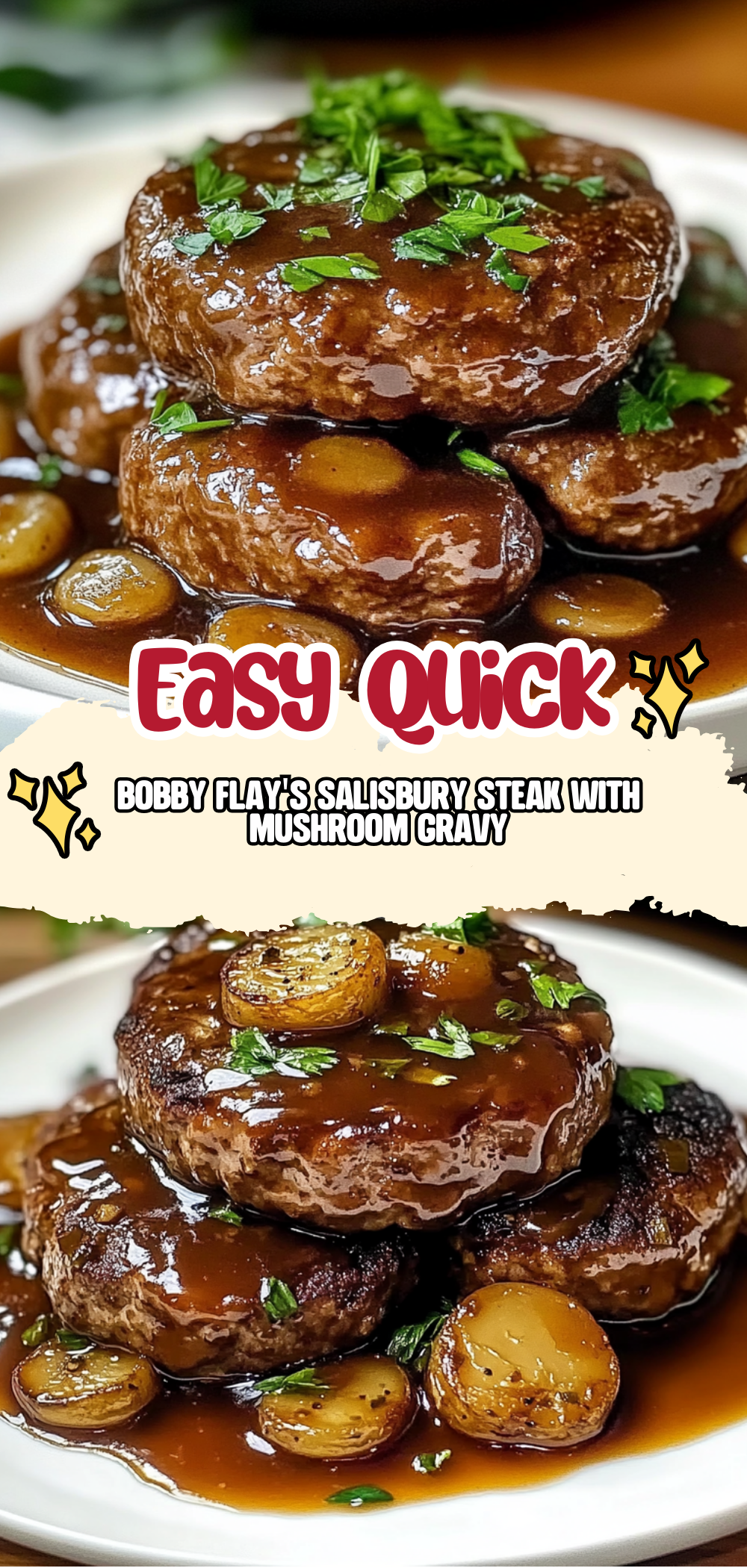 Bobby Flay's Salisbury Steak