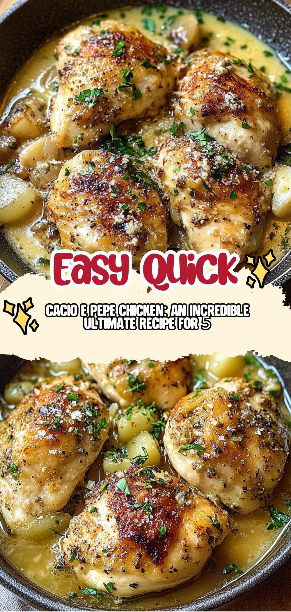 Cacio E Pepe Chicken: An Incredible Ultimate Recipe for 5