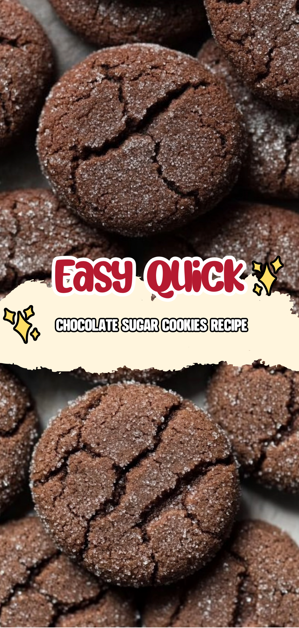 Chocolate Sugar Cookies Recipe