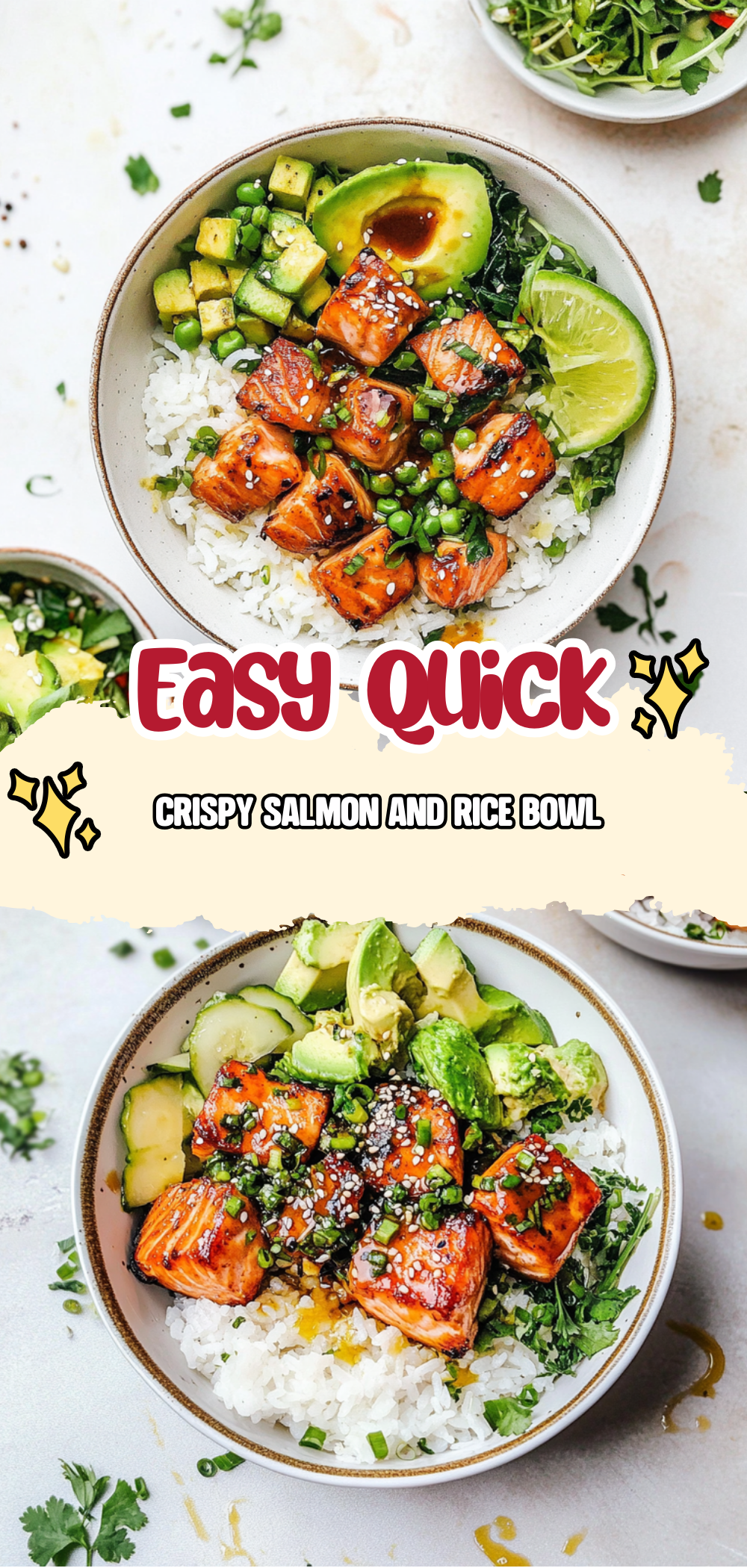 Crispy Salmon and Rice Bowl