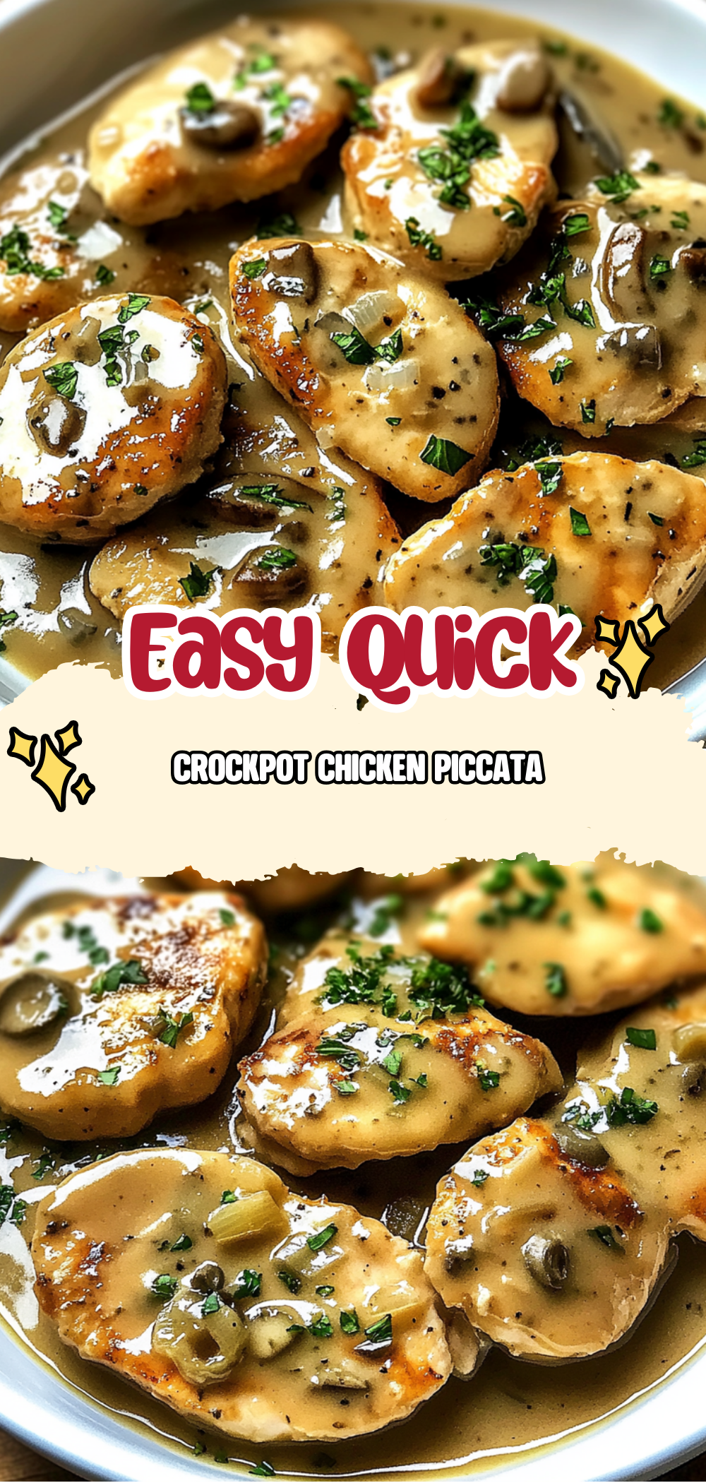 Crockpot Chicken Piccata