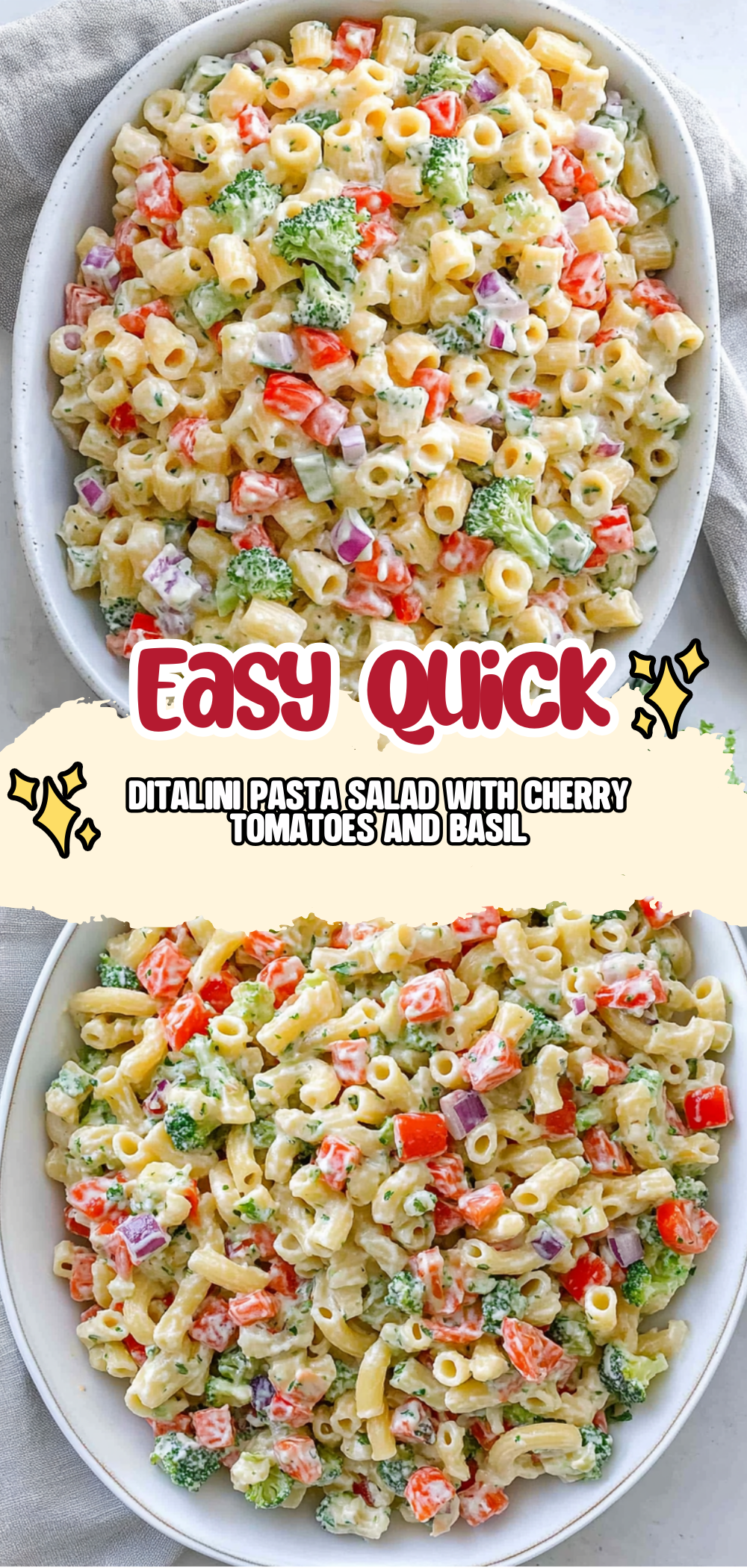 Ditalini Pasta Salad