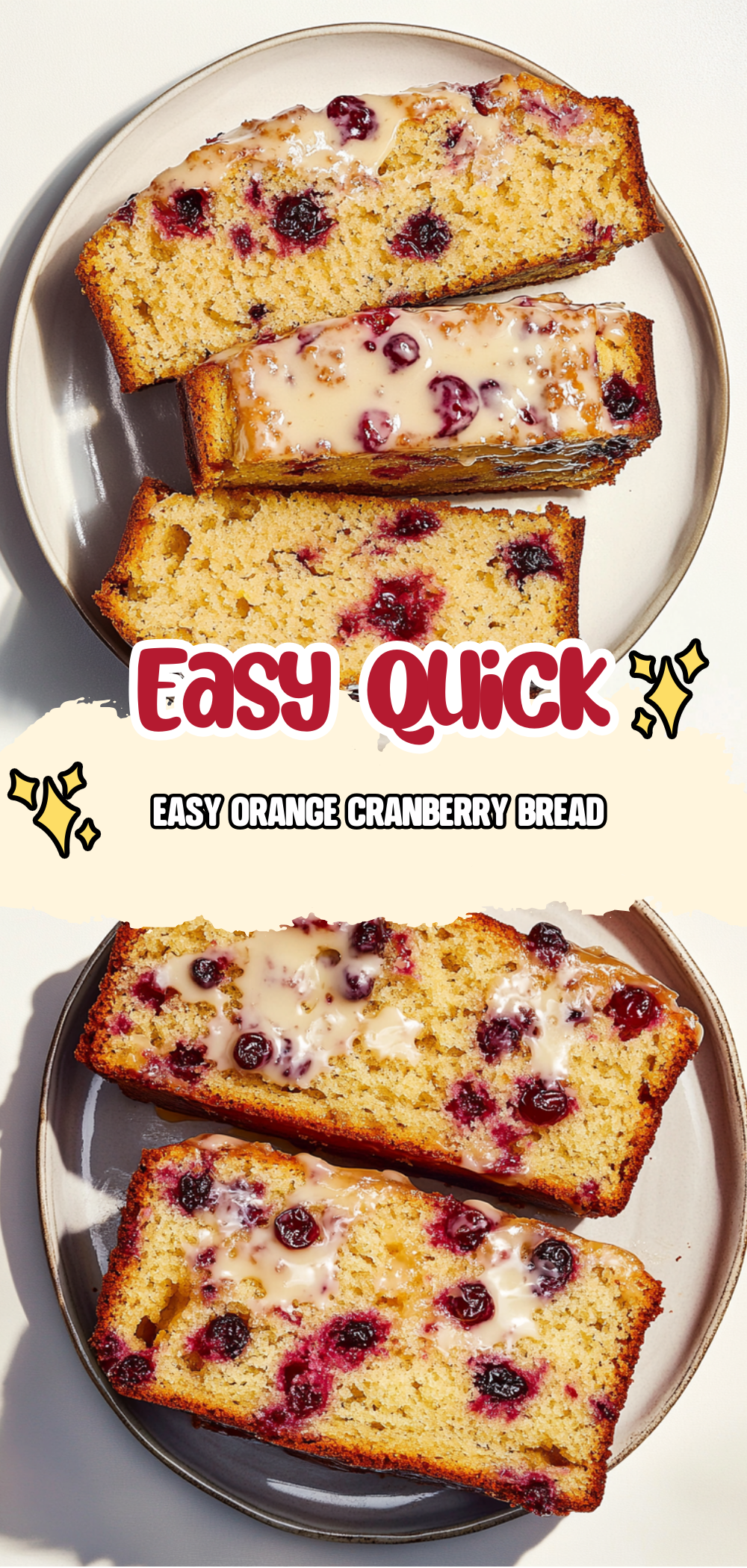 Easy Orange Cranberry Bread