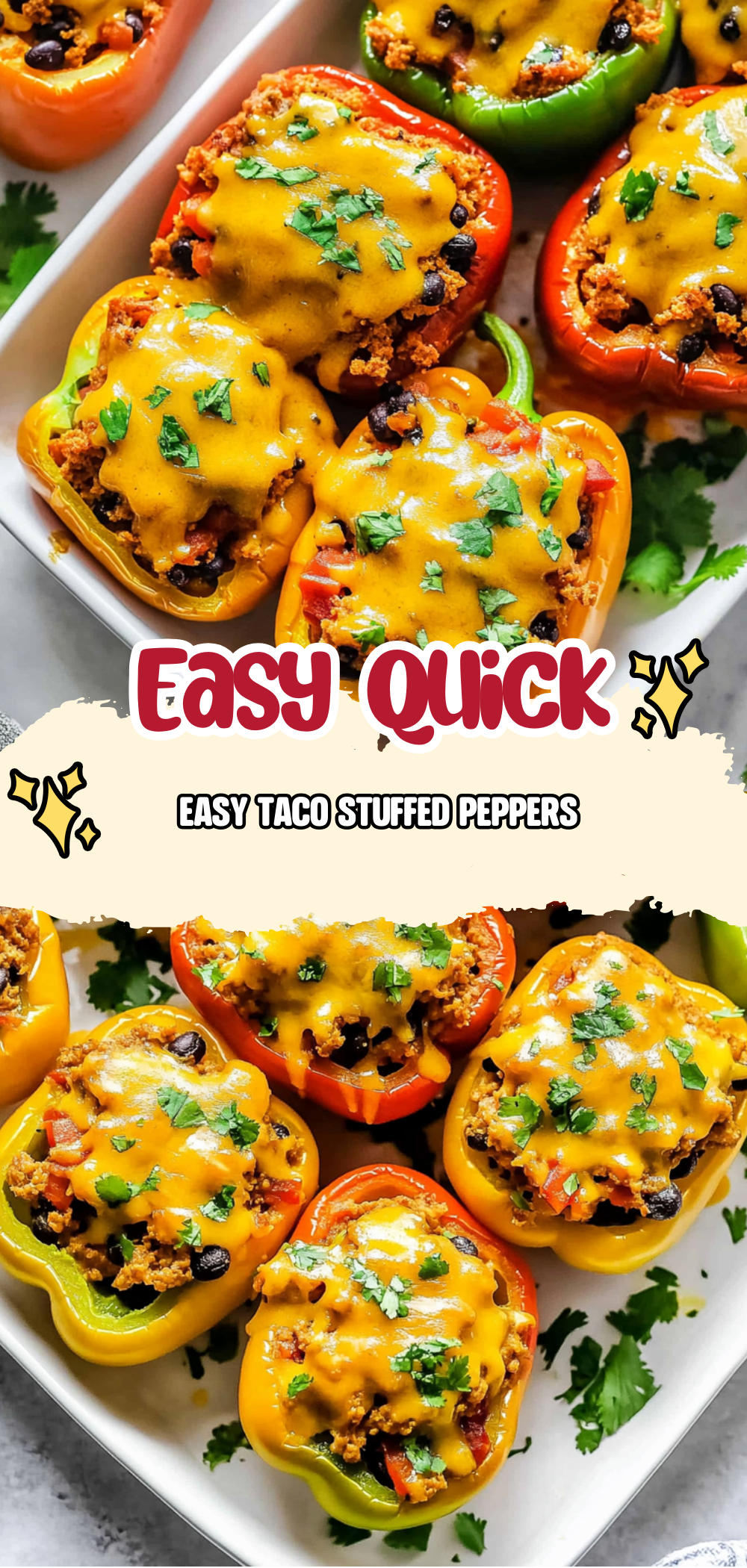 Easy Taco Stuffed Peppers