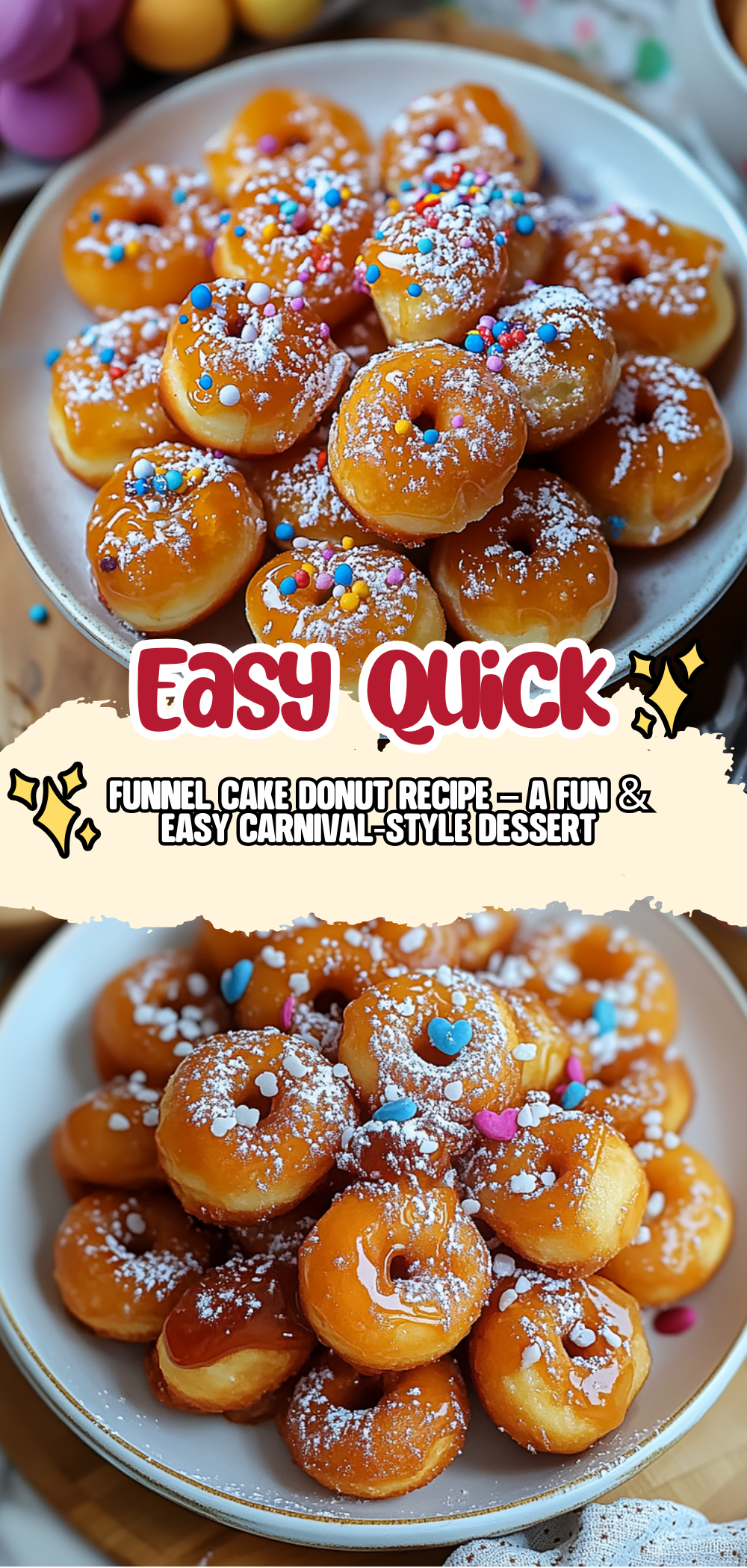 Irresistible Funnel Cake Donut Recipe – Easy Carnival Tre…