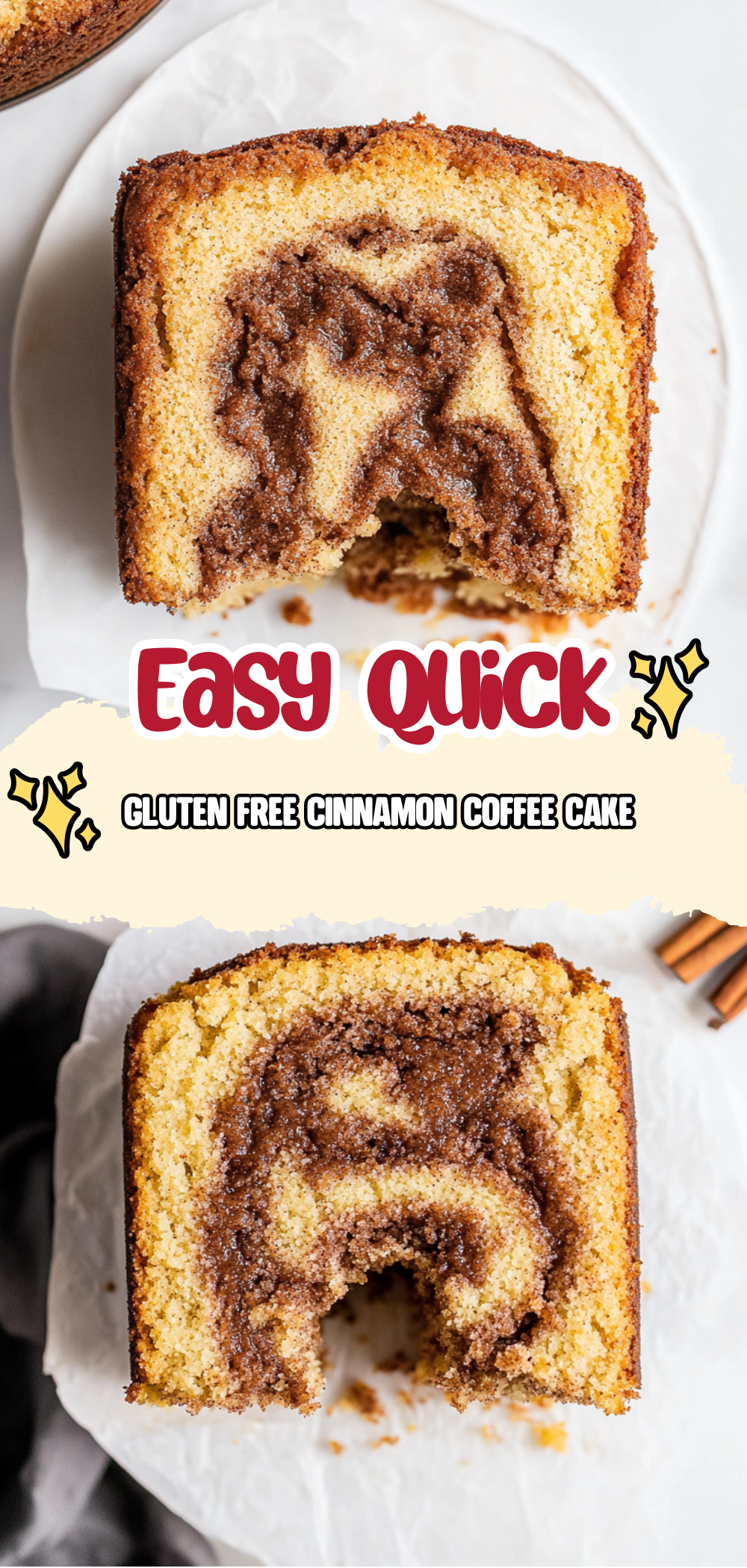 Gluten Free Cinnamon Coffee Cake