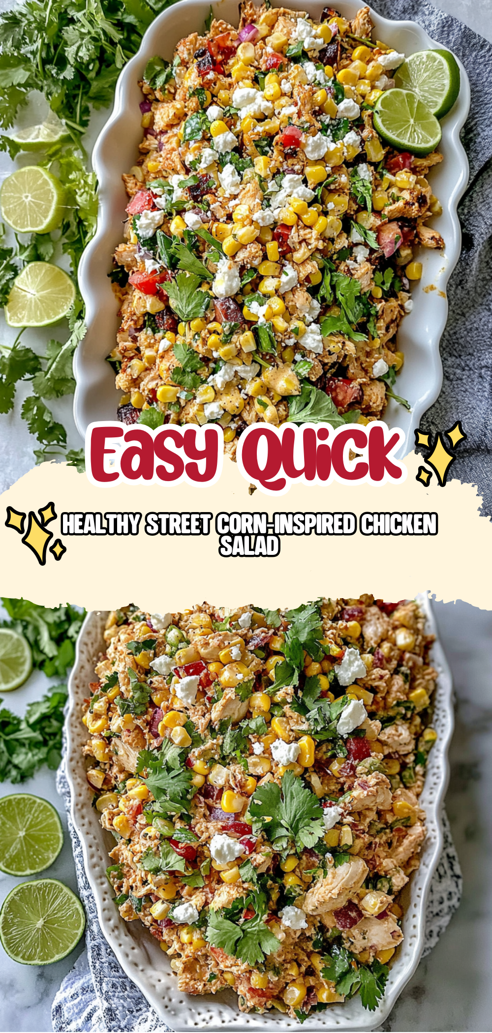 Healthy Street Corn-Inspired Chicken Salad