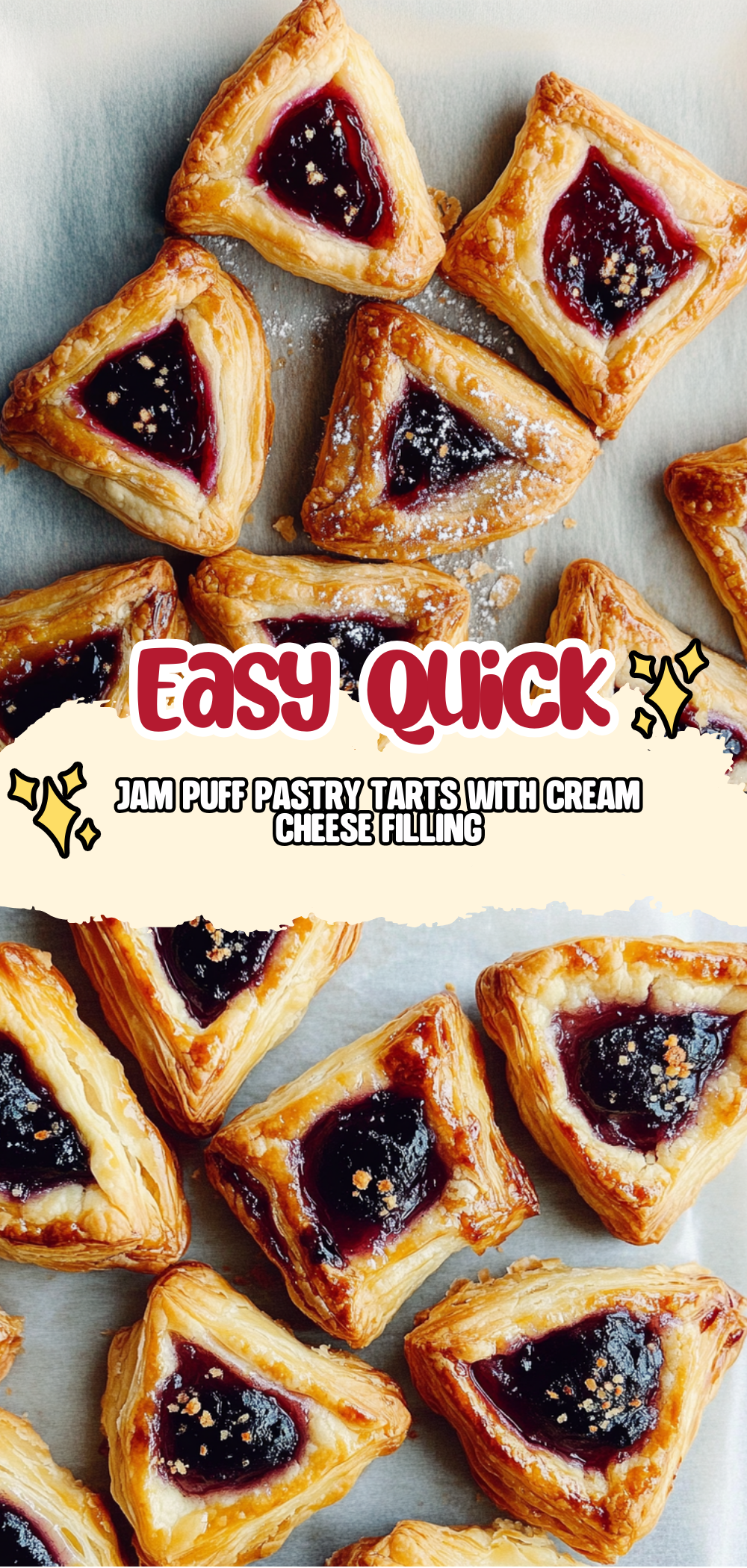 Jam Puff Pastry Tarts