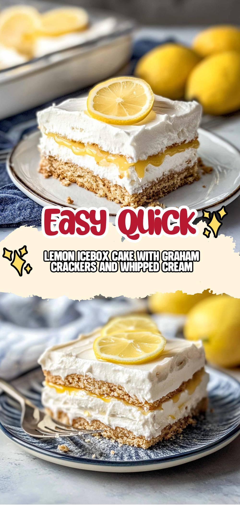 Lemon Icebox Cake
