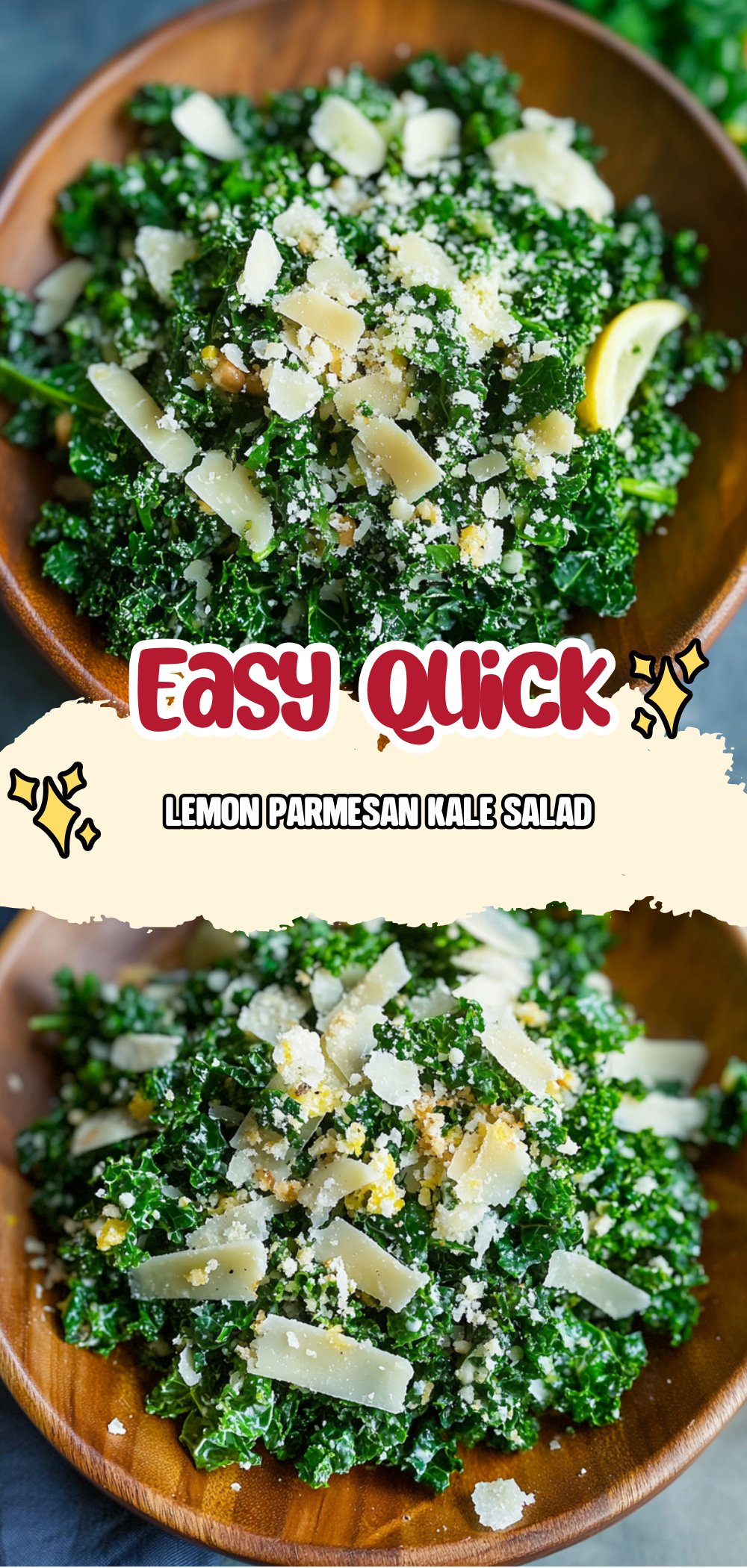 Lemon Parmesan Kale Salad