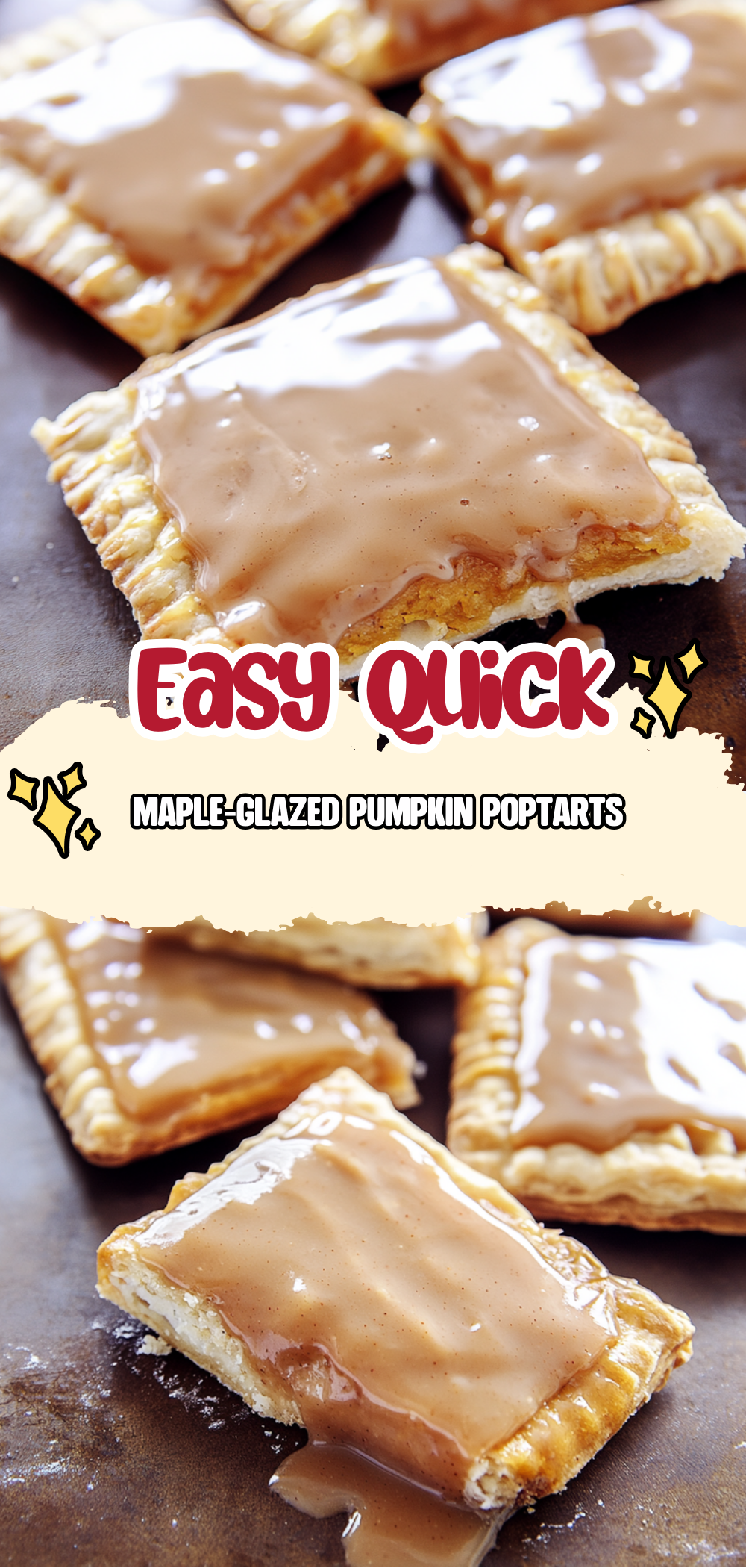 Maple-Glazed Pumpkin Poptarts