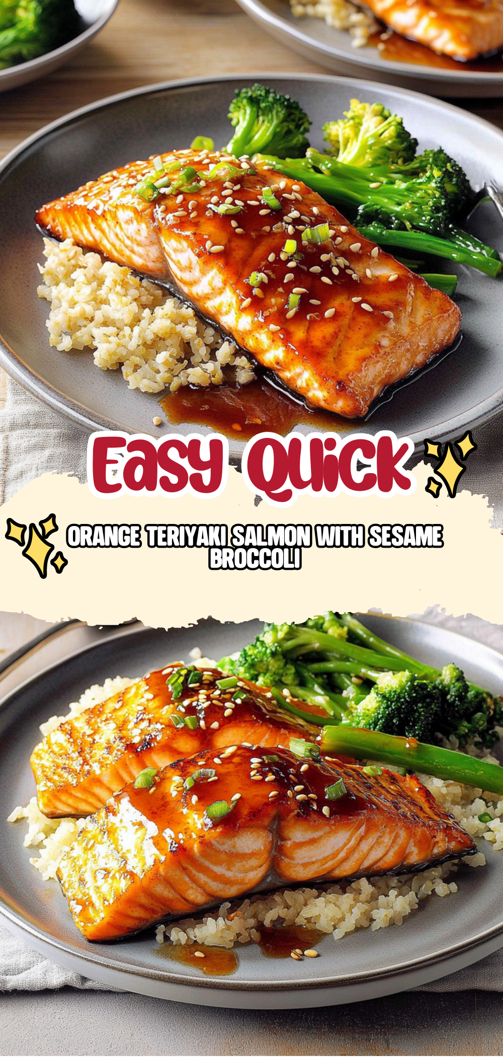 Orange Teriyaki Salmon