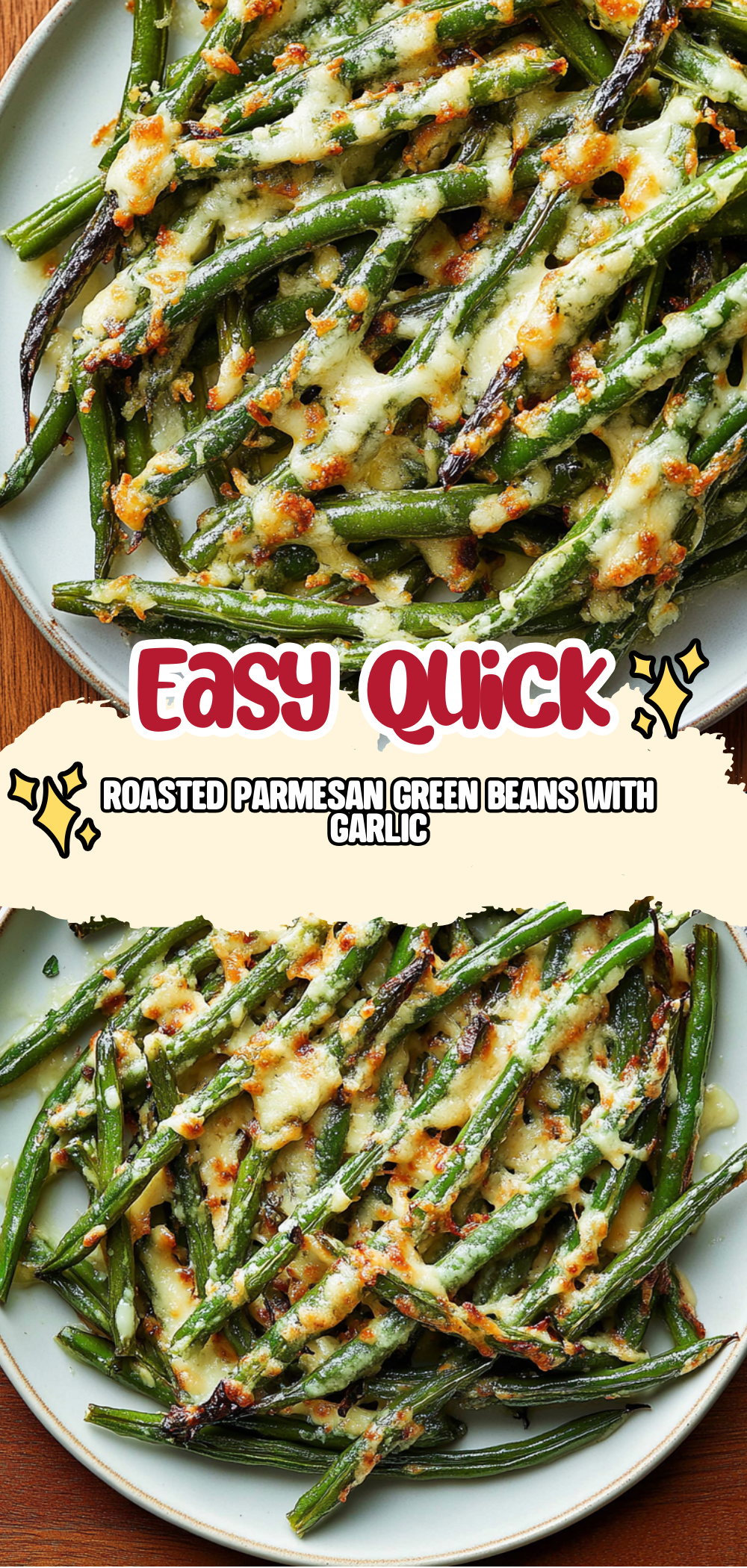 Roasted Parmesan Green Beans