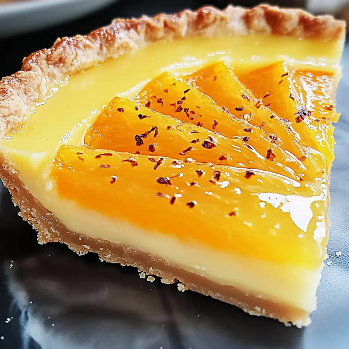 French Orange Tart